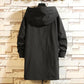 Mid-length Windbreaker Men's Coat Spring and Autumn 2021 New Trend Loose Large Size Youth Jacket