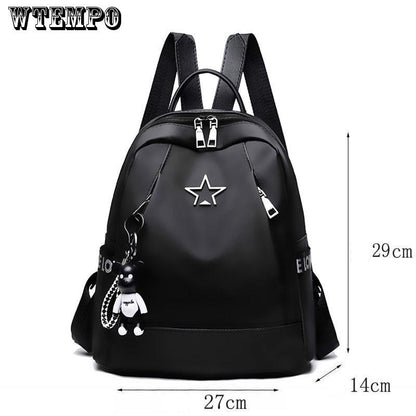 Small backpack women leather Shoulder Bag Summer Leisure mini backpacks female backpack bag