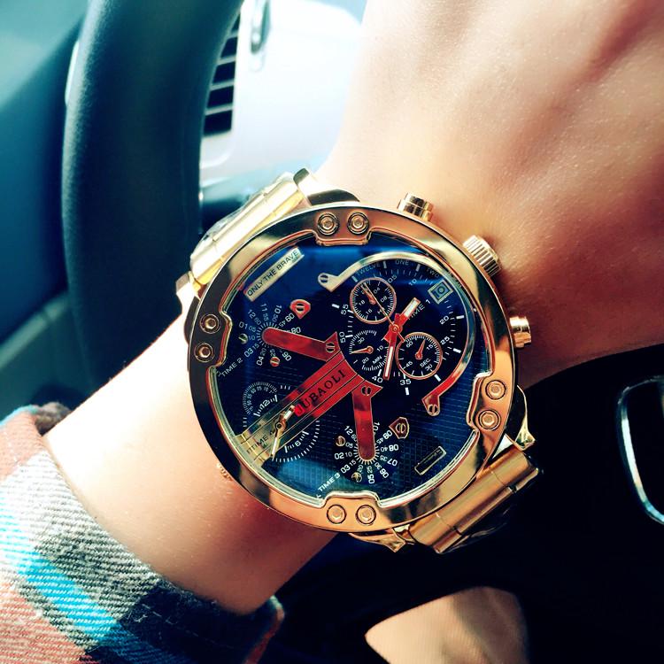 Men Automatic Mechanical Watch Stainless Steel Watch Luminous Hands Waterproof Mens Wristwatch