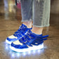 Children's Flash Shoes USB Charging and Cotton Luminous Children's Shoes Men's and Women's Luminous Fluorescent Shoes Baby Colorful Light Shoes