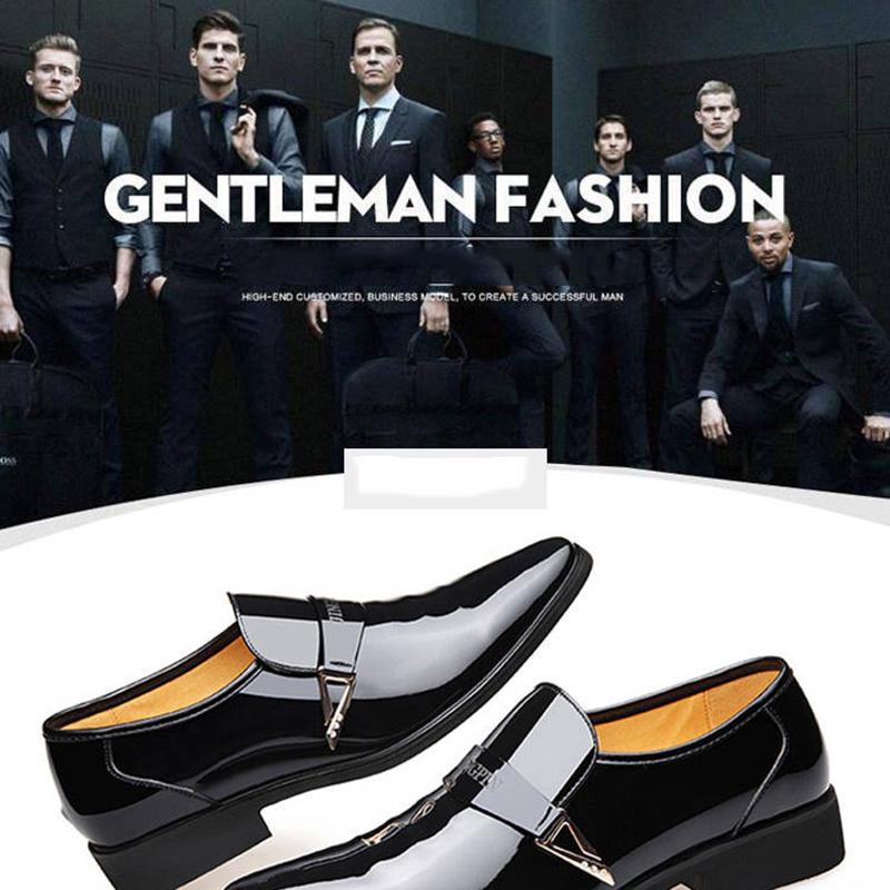 Luxury Handmade Men Leather Shoes Business Social Leather Shoes Men Formal Party Dress Shoes Loafers