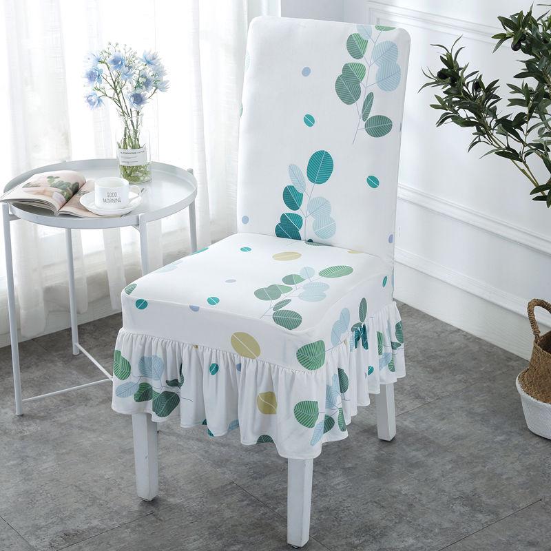 2/4/6Pcs  Elastic Stretchable Dining Chair Cover Printed Chair Covers for Dining Room Kitchen Living Room