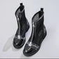 Korean Version Sponge Cake Single Boots Breathable Mesh Hollow Women's Boots Women's Summer Tide Martin Boots