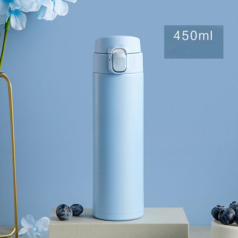 Thermos Cup 304 Stainless Steel Vacuum Flask Female Student Children Pot Portable Outdoor Large Capacity Water Cup Milk Cup