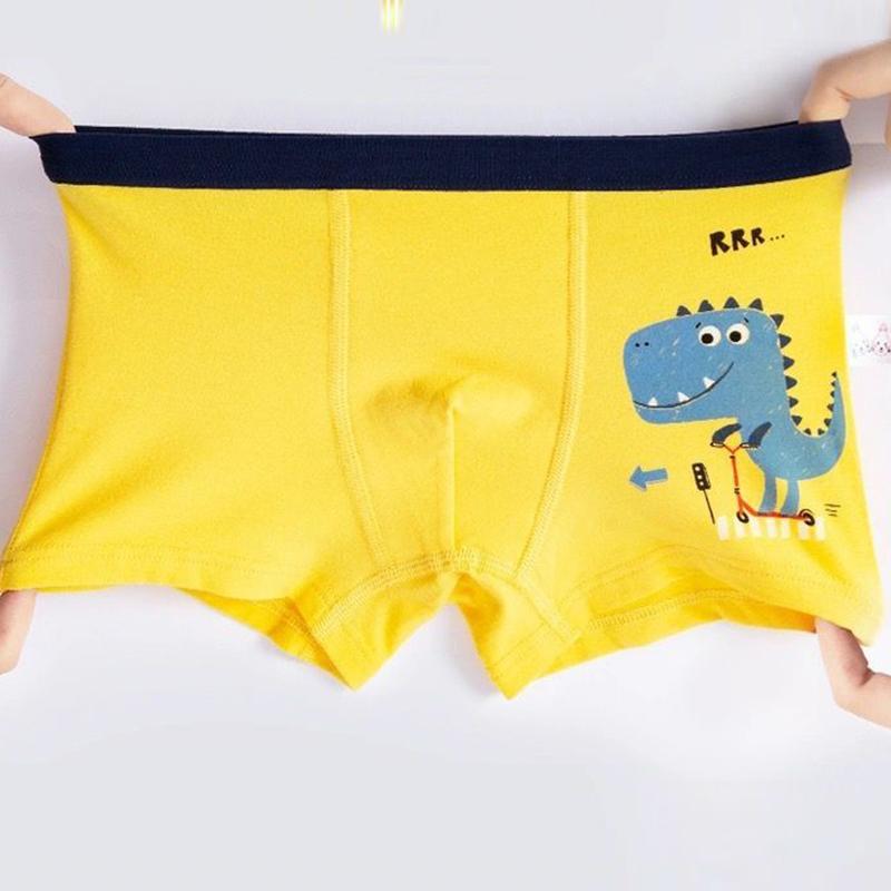 4Pcs/lot Children's Shorts Panties Kids Boys Underwear Cartoon for Boy Boxers Panty Teenager Underpants 2-14T