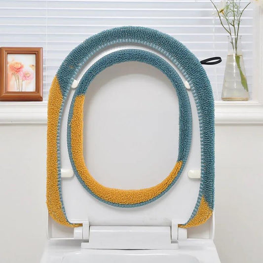 Thickened Toilet Seat Four Seasons Universal Household Toilet Seat Ring Cartoon Cute Toilet Seat