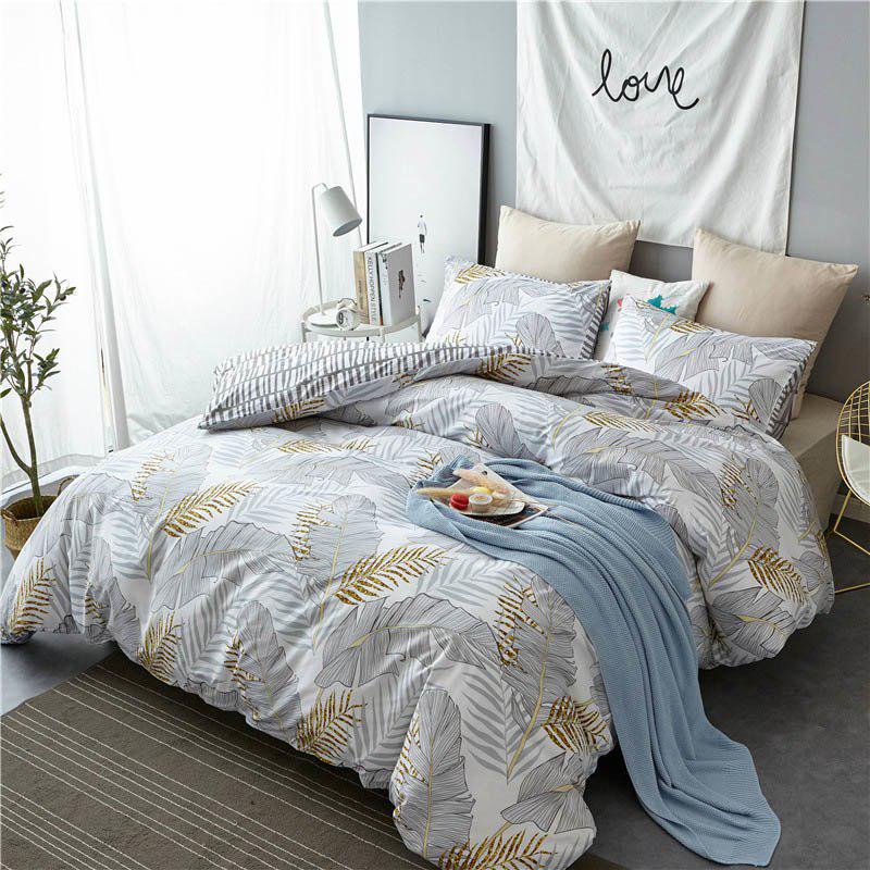 4 Piece Set of Comfortable Bedding Set Bedding Package Sheet Set Quilt Cover Pillowcase
