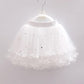 Girl Baby Short Veil Lace Pearl Cute and Sweet Printed Embroidery Ruffle Elastic Waist Children's Skirts Princess Tutu A-line Skirt