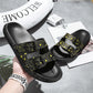 Men's Summer Non-slip Slippers Trend Fashion Outdoor Beach Sandals Men's Home Bathroom Non-slip Slippers