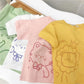 Kids Girl T Shirt Summer Baby Cotton Tops Toddler Tees Clothes Children Clothing Cartoon T-shirts Short Sleeve Casual Wear