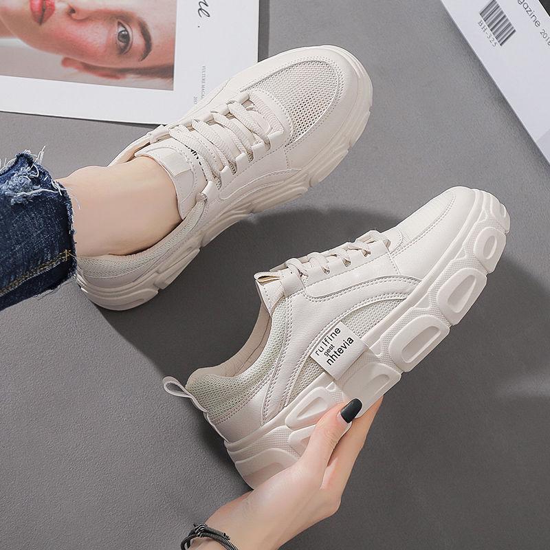 White Sneakers Women Shoes Chunky Sneakers Shoes Woman Tenis Feminino Breathable Mesh Dad Shoes