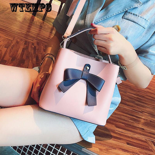 Women's bag casual bag trend hit color handbag shoulder bag wild Messenger bag fashion