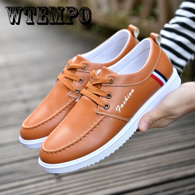 Men's Shoes Breathable Leisure Fashion British Small Leather Shoes Men's Version of The Trend
