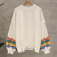 Loose Wild Sweater Bottoming Shirt  Long Sleeve Round Neck Sweater Women's Autumn and Winter