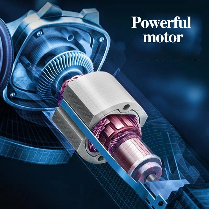 1600W Blue Knight Home Angle Grinder Deluxe Set Handheld Polisher Cutter Multi-function Electric Grinder