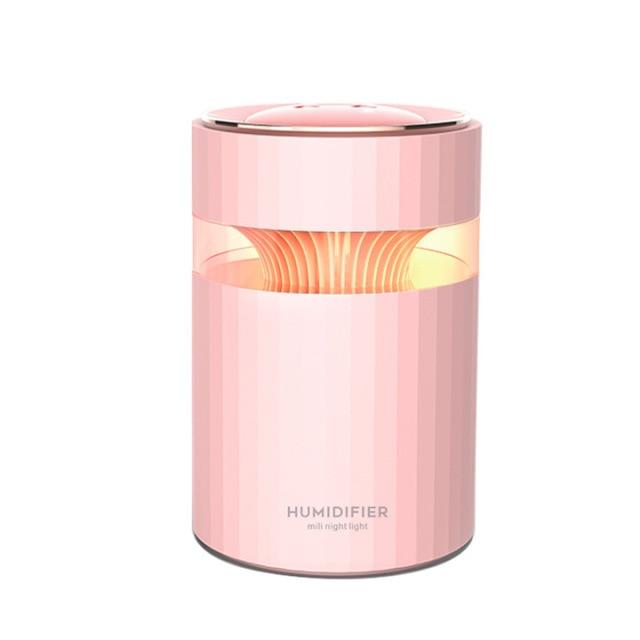 USB Air Humidifier 900ML Water Capacity Cool Mist Maker Fogger with Colorful Nightlight Ultrasonic Humidificador