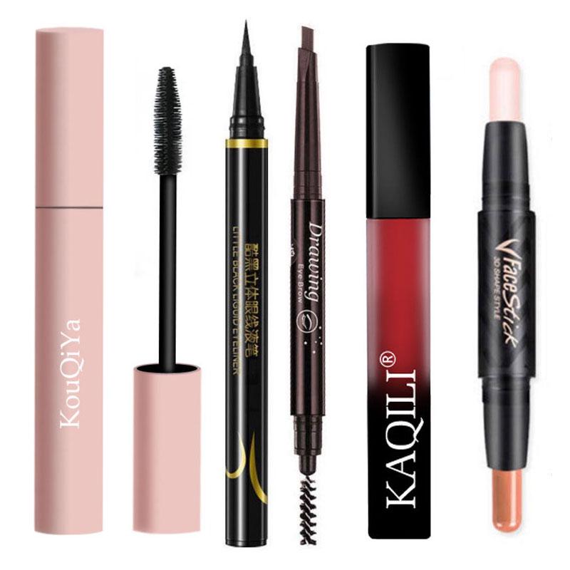 Does Not Bloom and Stretches Sweat-proof Anti-sweat Long Curls Waterproof Mascara Girl's Heart