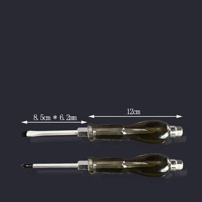 2 Pcs Industrial Grade Screwdriver Set Household Insulated Plastic Handle Screwdriver Industrial Machine Removal ToolA