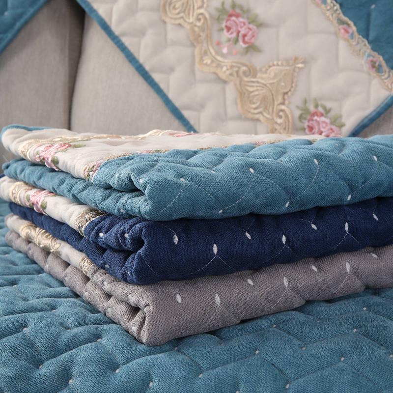 Sofa Covers European-style Sofa Cushion High-end Chenille  Non-slip Cushion Thickening Custom Luxury