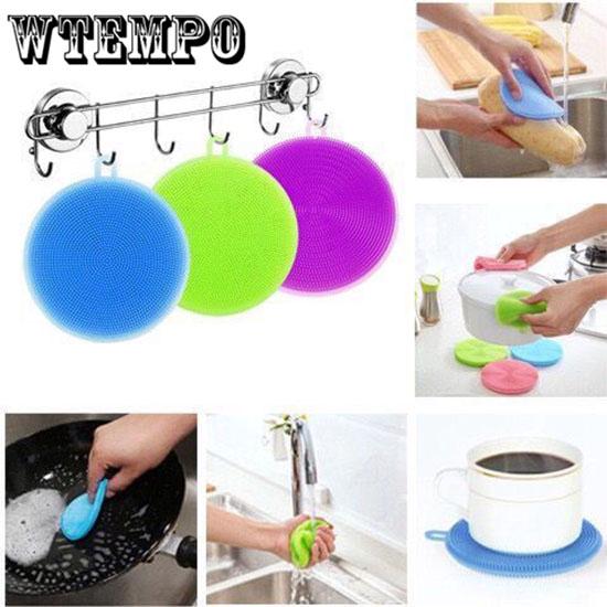 Multi-function Silicone Sponge Washing Brush