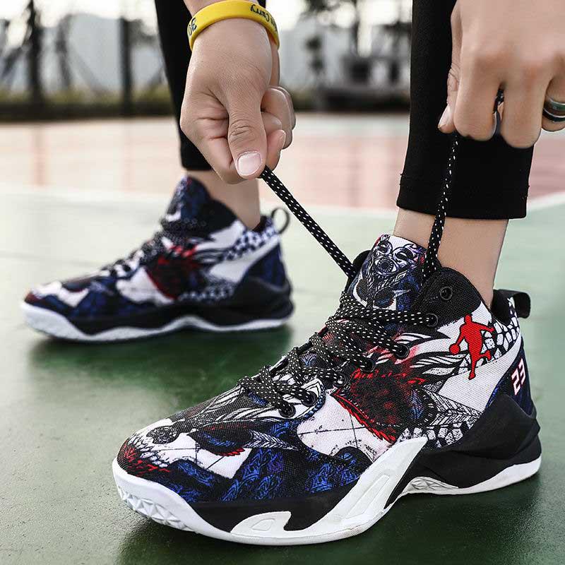 Women Mesh Sneakers Wear-resistant Basketball Shoes Deodorant Comfortable Outdoor Running Shoes