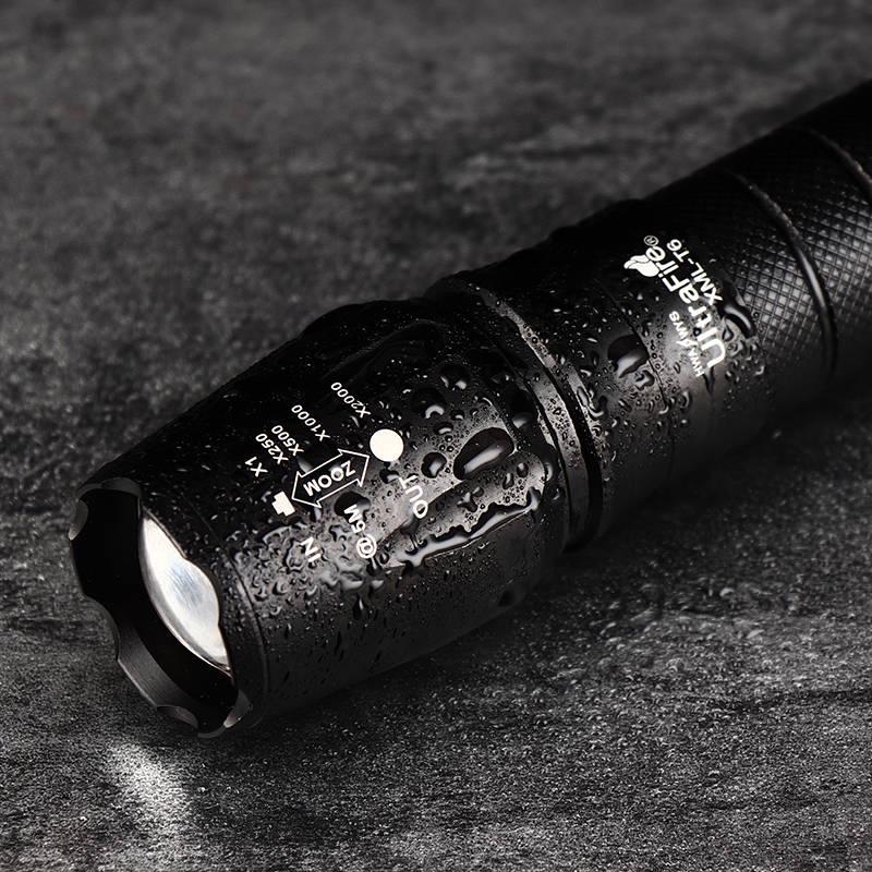 USB Rechargeable Flashlight Outdoor Long-range Ultra-bright Night Riding Multi-function Zoom Special Forces Xenon Lamp