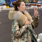 Bright Silver Down Jacket Winter Women's Long Hooded Coat Parka Thick Winter Jacket Women's Coat Oversize
