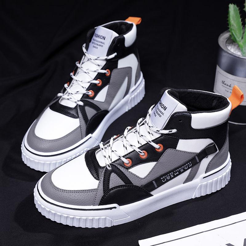 Spring and Summer Men's High-top Shoes Korean Version of The Trend of All-match Casual Shoes Men's Sports Shoes