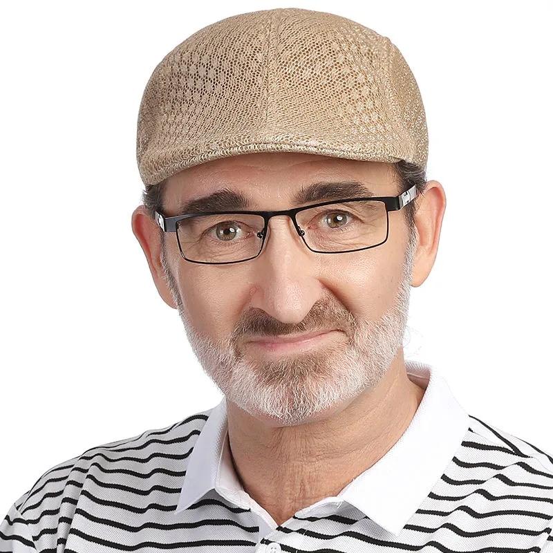 Spring Autumn Peaked Cap Men's Net Cap Summer Sun Protection Hat Women's Casual Painter Hat Outdoor Sun Hat Beret