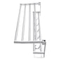Double-layer Bathroom Towel Rack Wall-mounted Bar Rack Shelf with Hooks Bathroom Railings Do Not Need To Be Punched