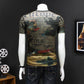 Retro Style Slim T-shirts Summer O-neck Short Sleeve Casual Shirts Soft Tops European High Street Fashion Personality Tees