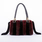 Autumn and Winter Fur Ladies Bag Mink Fur Hand Carry One Shoulder Messenger Bag