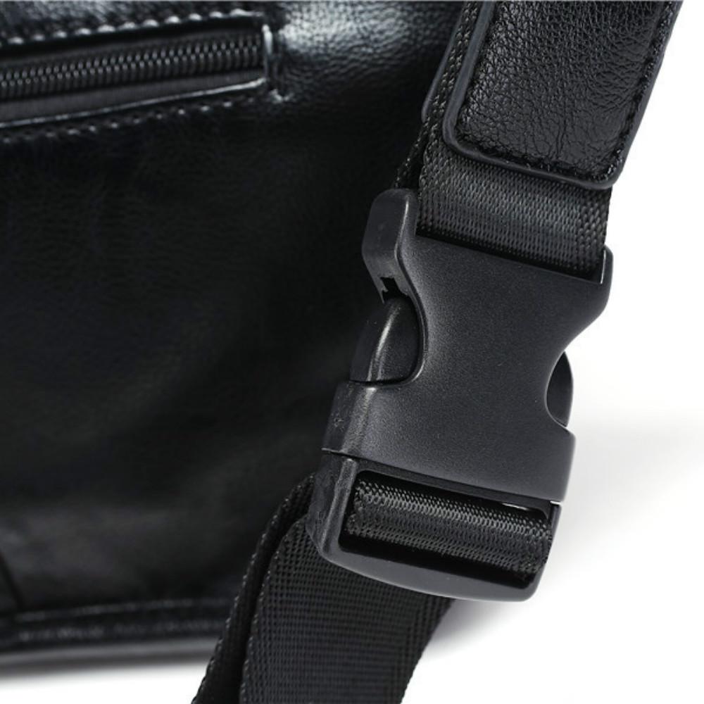 Waist Bag Men's Black Large-capacity Waterproof Shoulder Bag Outdoor Riding Sports Messenger Bag