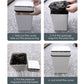 14 Liters Smart Sensor Trash Can Household with Lid Bathroom Kitchen Living Room Toilet Automatic Thickening Increase Trash Can Battery Type