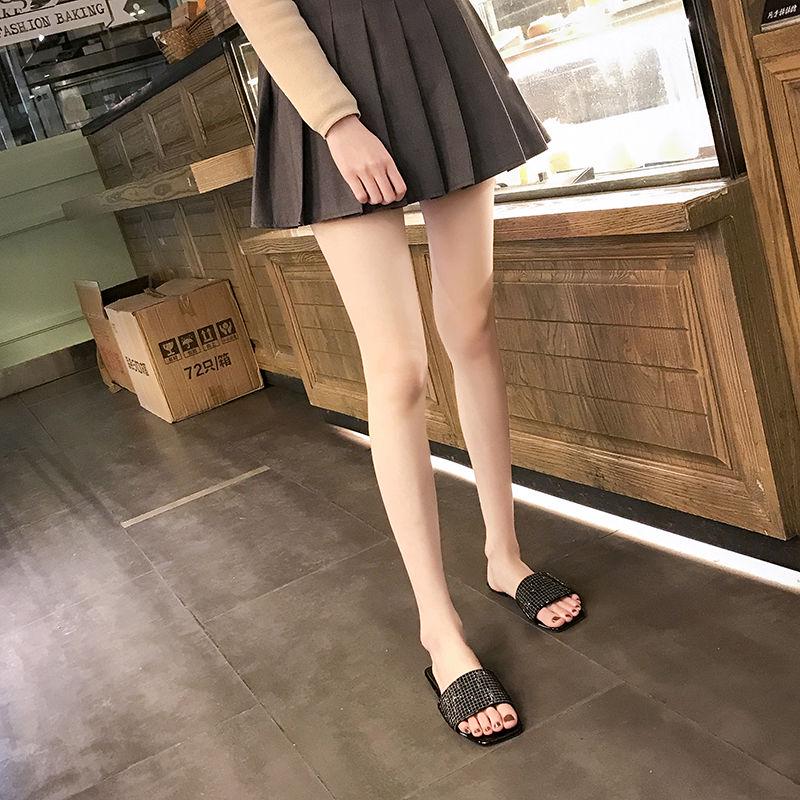 2020 Women Summer Home Slippers Flip Flops Peep Toe Sandals Glitter Sandals Platform Ladies Shoes Zapatos Mujer