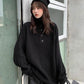 Autumn Winter High Neck Pullover Mid-length Sweater Jacket Women Korean Version Loose Outer Wear Winter Thick Sweater