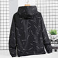 Men's Spring and Autumn Youth Jacket Men's Hooded Solid Color Jacket Casual Loose Large Size Sports Men's Thin Jacket