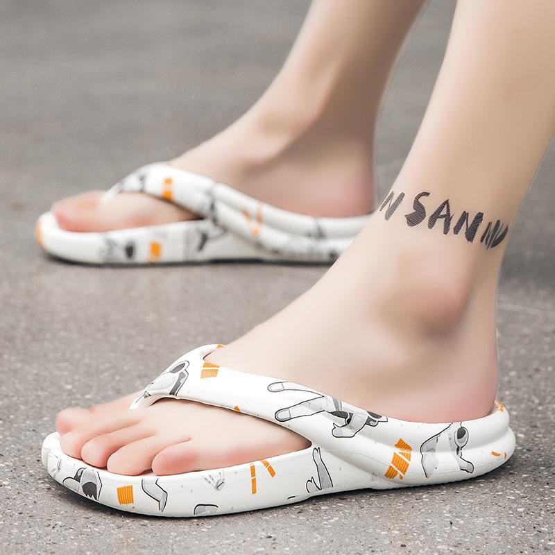 Men's and Women's Household Soft Sole Flip Flops Spring Summer Soft Slippers Non-slip Large Size Outdoor Beach Slippers
