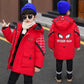 Boys Padded Jacket Winter Clothes Medium and Long Style Medium and Large Children's Down Padded Jackets Thickened Tide Boy