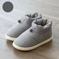 Thick and Velvet Cotton Slippers, Winter Warm Flat Shoes Fashion Casual Soft Shoes for Men and Women