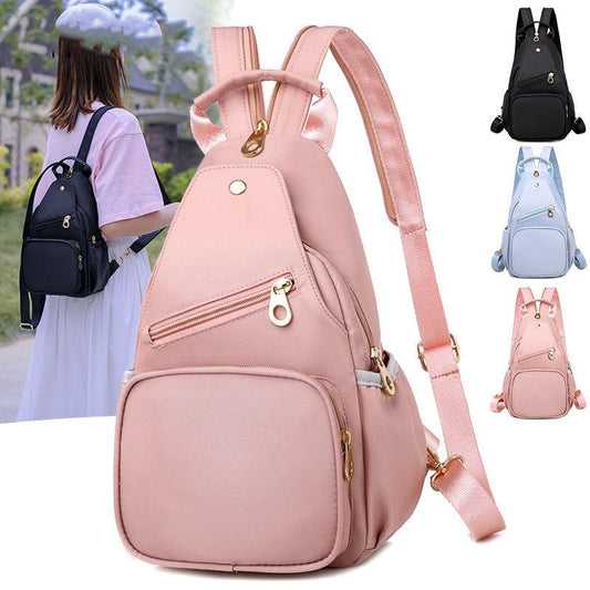 Women's Korean Casual Chest Bag, Chest Messenger Bag, Fashionable Multi-purpose Ladies Small Backpack