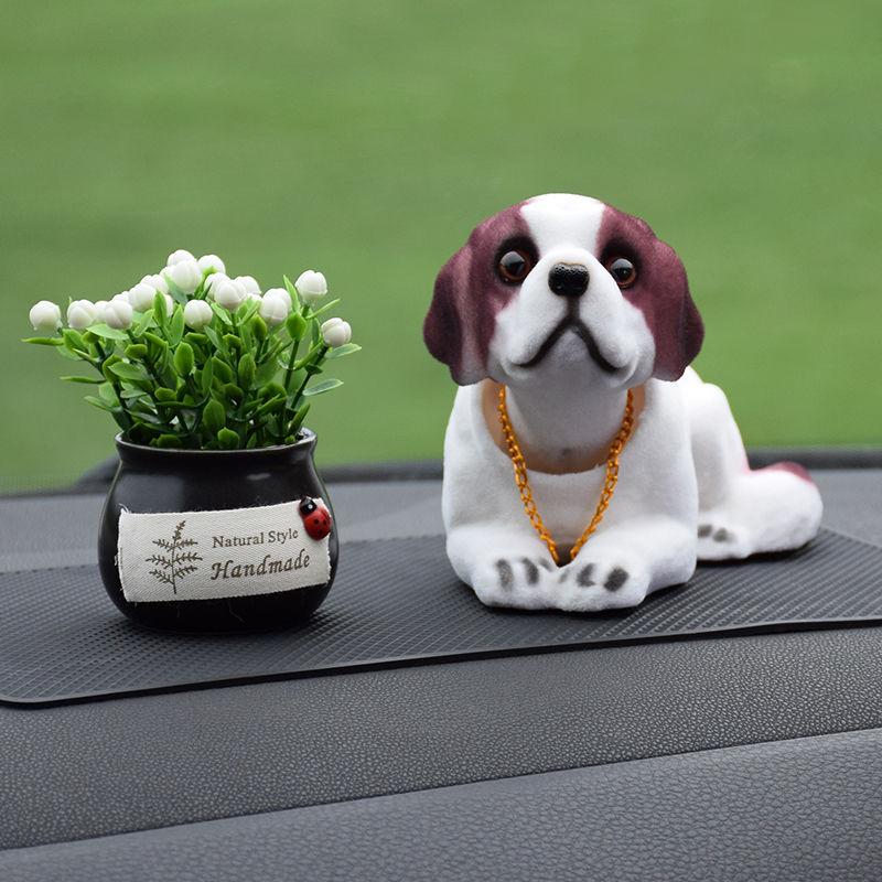 Cute Creative Car Shaking His Head Dog Car Interior Decoration Car Interior Decoration Toys