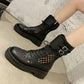 Chimney Boots Candy Color Women's Shoes Hollow Hole Cool Boots Motorcycle Boots Martin Boots Thick Bottom