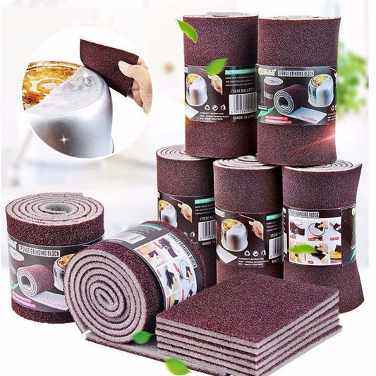Cutable Emery Rag Household Cleaning Dishwashing Sponge To Wipe Off Rust Brush Dishwashing Cloth Scouring Pad