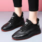 Winter Leisure Leather Waterproof All-match Plus Velvet Cotton Shoes Warm and Comfortable Flat Shoes
