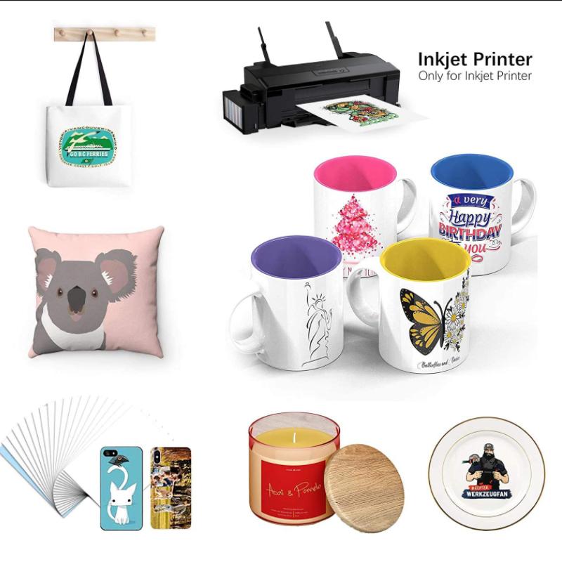 Inkjet Printing Hot-Stamping Sublimation Heat Transfer Paper Suitable for Any Inkjet Printer with Sublimation Ink 210mm×297mm (100 Sheets)