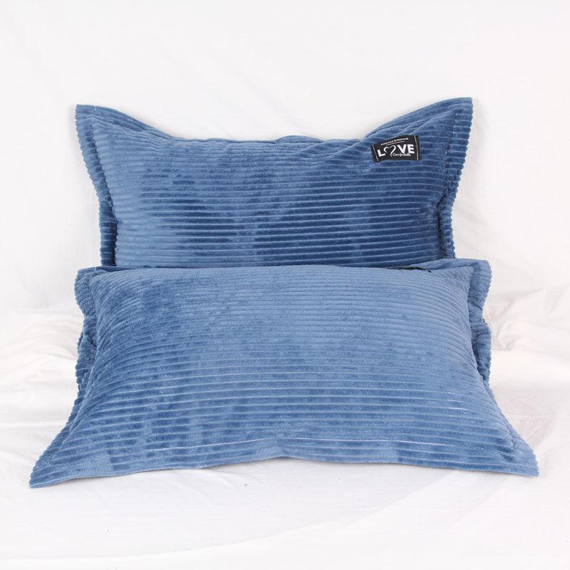 A Pair of Magic Velvet Pillowcases Adult Flannel Warm Pillowcase Plush Pillow Skin Winter Coral Velvet Pillowcase
