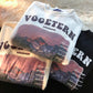 Autumn and Winter New American Retro Trend National Tide Landscape Printing Couple All-match Loose and Lazy Wind Round Neck Sweater