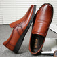 Men's Leather Shoes Middle-aged Men's Shoes Spring and Autumn Leather Business Casual Breathable Soft Sole Middle-aged Dad Shoes