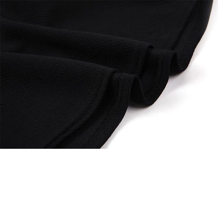 WTEMPO Short Pleated Skirt High Waist Lolita Denim Pleated Skirts A-line Mini Dress Sailor School